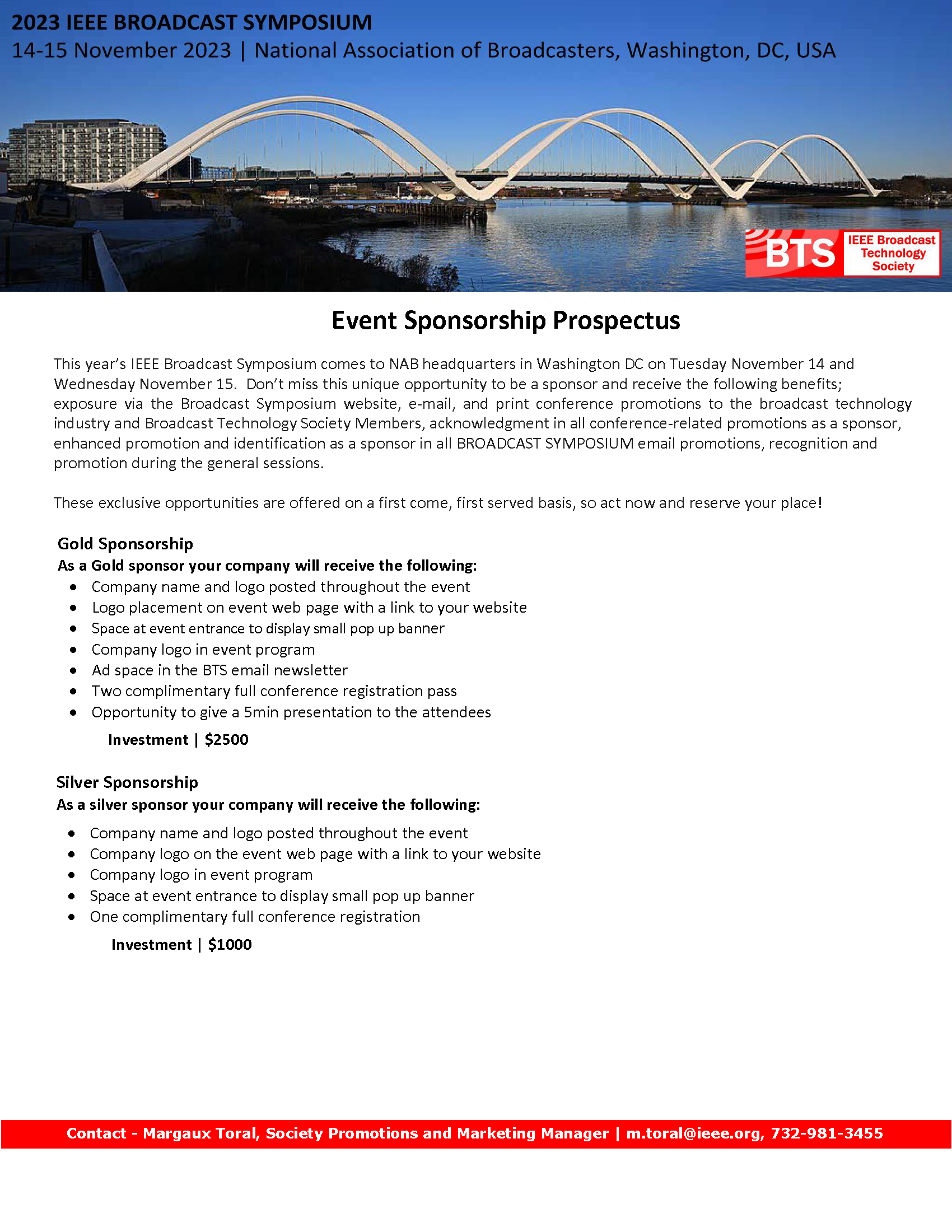 2023 Broadcast Symposium Sponsorship Prospectus1